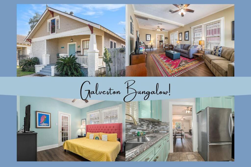 Beachy Bungalow! 2Bd, King Bed Galveston Eksteriør bilde
